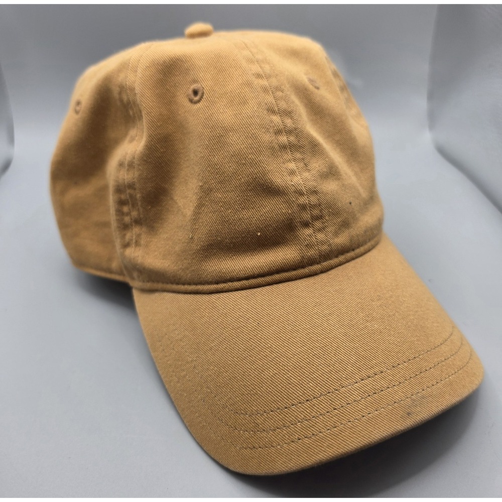 L.L.Bean Brown Cotton Baseball Cap Adjustable Strapback OSFA Distressed...
